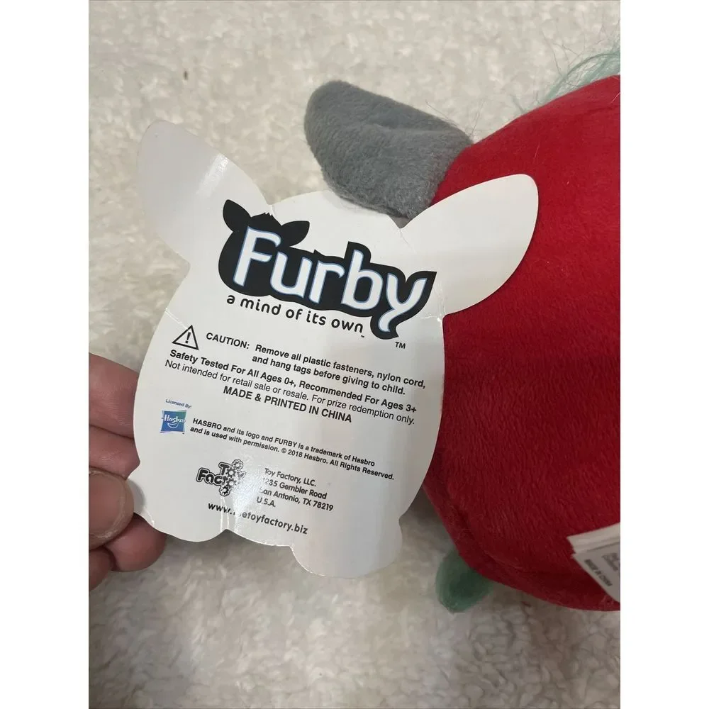 Furby A Mind Of It's Own Plush Red‎ With Tags